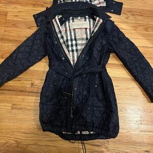 Burberry Brit Checkered Quilted Jacket